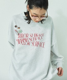 MIRROR STOKE | 【ZOZO限定】FLOWER GRAPHIC SWEAT SHIRT/フラワーグラフィックスウェットシャツ(スウェット)