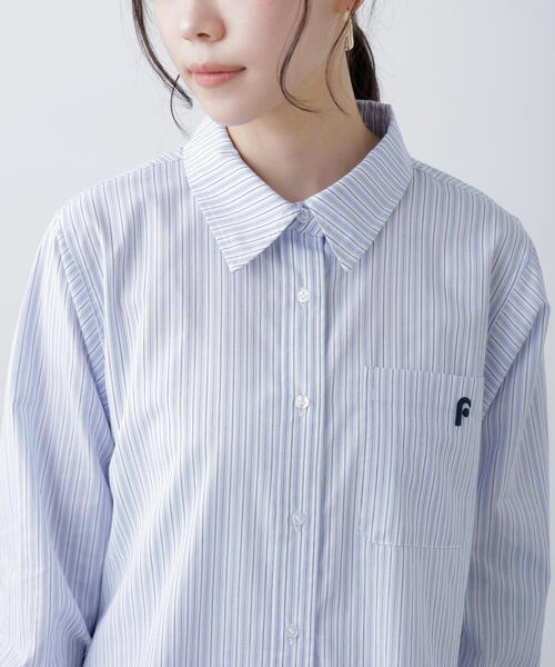 FREE'S MART（フリーズマート）の「◆バルーンシャツミニワンピース（ワンピース・レディース・ホワイト/ブルー系その他・MEDIUM/SMALL）」の20枚目の写真