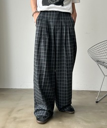 UNDERSTATEMENTs（アンダーステイトメント）の「【ユニセックス】アソートイージーワイドスラックス/ストライプ/チェック（スラックス）」