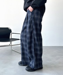 UNDERSTATEMENTs（アンダーステイトメント）の「【ユニセックス】アソートイージーワイドスラックス/ストライプ/チェック（スラックス）」