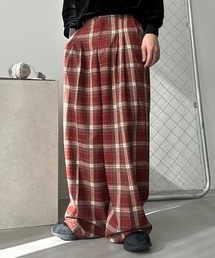 UNDERSTATEMENTs（アンダーステイトメント）の「【ユニセックス】アソートイージーワイドスラックス/ストライプ/チェック（スラックス）」