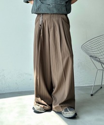 UNDERSTATEMENTs（アンダーステイトメント）の「【ユニセックス】アソートイージーワイドスラックス/ストライプ/チェック（スラックス）」