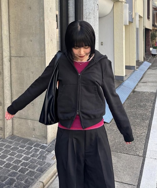 UNDERSTATEMENTs(アンダーステイトメント)の「【ユニセックス】アソートイージーワイドスラックス/ストライプ/チェック(スラックス・メンズ・ブラウン系その他3/アイボリー/グレー系その他/ネイビー系/ブラウン系その他2/チャコールグレー/ブラック系その他/ブルー系その他/グリーン系その他/グレー系その他2/ネイビー/モカ/ブラック/ホワイト系その他・SMALL/MEDIUM/X-SMALL/X-LARGE/LARGE)」の18枚目の写真