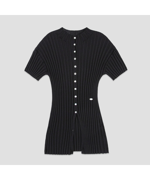 ATELIER NAIN(アトリエナイン)の「PETTU HALF SLEEVE CARDIGAN(CD-2209)(カーディガン/ボレロ・レディース・ホワイト/ヘザーグレー/ブラック・FREE)」の1枚目の写真