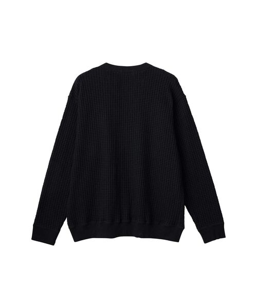 HYSTERIC GLAMOUR(ヒステリックグラマー)の「HG LAYDOWNワッペン カーディガン(カーディガン/ボレロ・メンズ・ブラック/ピンク/グリーン・SMALL/MEDIUM/LARGE/X-LARGE)」の8枚目の写真