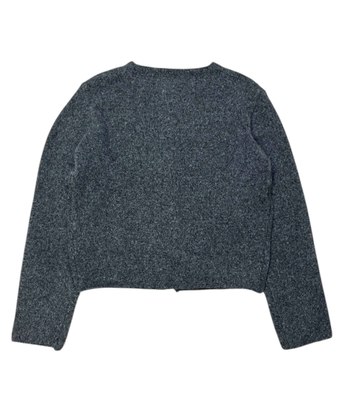 BORN SLIPPY(ボーンスリッピー)の「Soft Wool No-Heart Zip Cardigan (Gray)(カーディガン/ボレロ・レディース・その他・FREE)」の4枚目の写真