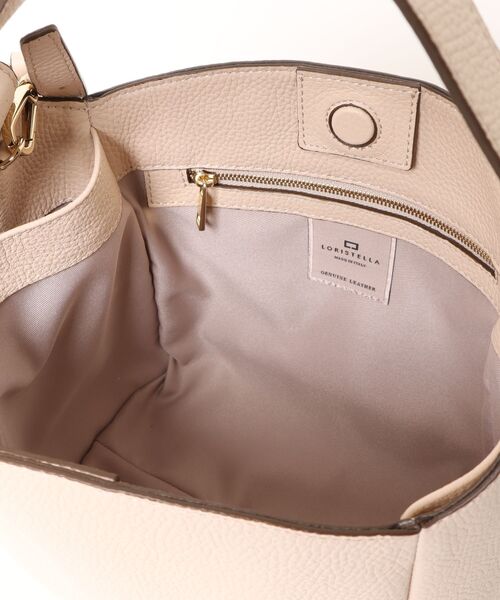 LORISTELLA(ロリステッラ)の「【LORISTELLA】スマートソフトバケットバッグ 肩掛けトート(Q66419)(トートバッグ・レディース・ライトベージュ・ALL)」の3枚目の写真