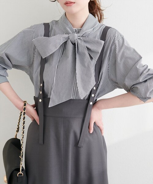 プチハイフリルブラウス（シャツ/ブラウス）｜natural couture