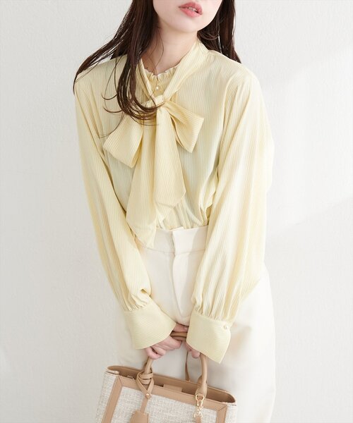 プチハイフリルブラウス（シャツ/ブラウス）｜natural couture