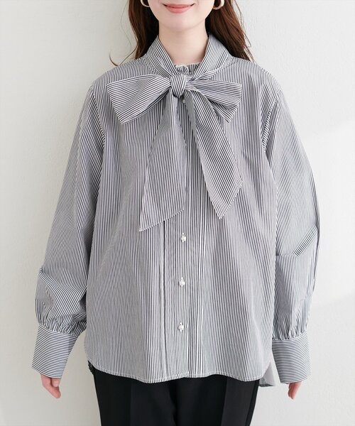 natural couture（ナチュラルクチュール）の「プチハイフリルブラウス（シャツ/ブラウス・レディース・ブルー系その他/ブラック系その他/イエロー系その他・FREE）」の13枚目の写真
