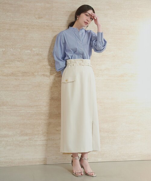 プチハイフリルブラウス（シャツ/ブラウス）｜natural couture