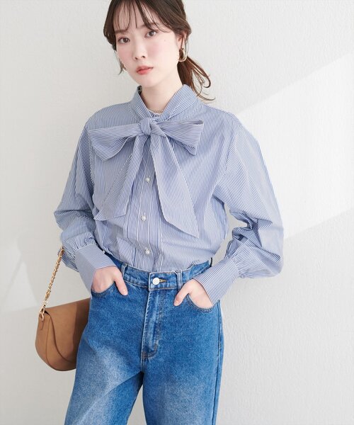 プチハイフリルブラウス（シャツ/ブラウス）｜natural couture