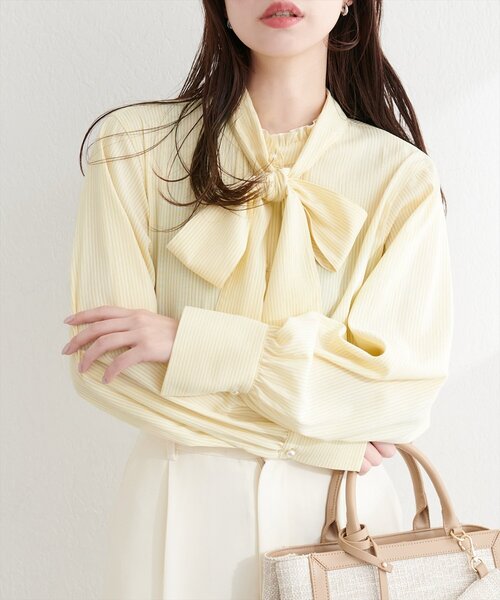 プチハイフリルブラウス（シャツ/ブラウス）｜natural couture