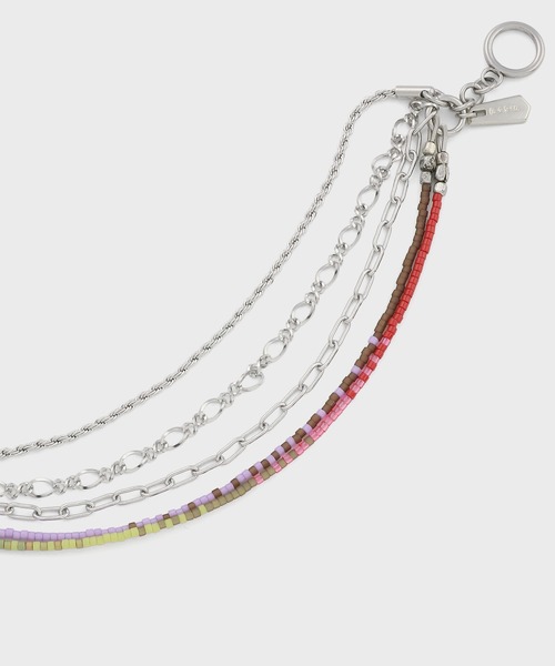 Paul Smith（ポールスミス）の「“Mix Beads” ブレスレット【160931 240】（ブレスレット・メンズ・シルバー・FREE）」の2枚目の写真