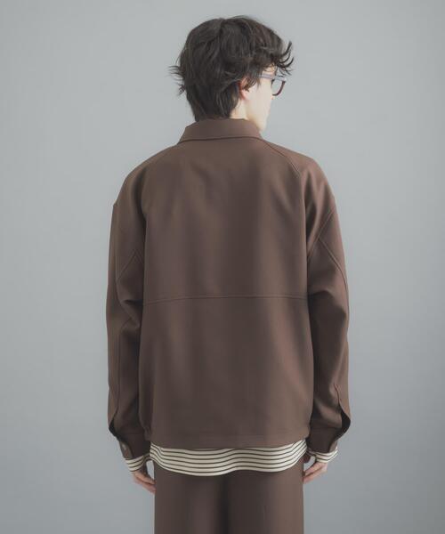 SENSE OF PLACE by URBAN RESEARCH（センスオブプレイスバイアーバンリサーチ）の「『撥水/防花粉』SKIN Proofジップブルゾン（ブルゾン・メンズ・ブルー/ブラウン/ブラック・LARGE/MEDIUM）」の6枚目の写真