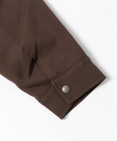 SENSE OF PLACE by URBAN RESEARCH（センスオブプレイスバイアーバンリサーチ）の「『撥水/防花粉』SKIN Proofジップブルゾン（ブルゾン・メンズ・ブルー/ブラウン/ブラック・LARGE/MEDIUM）」の8枚目の写真