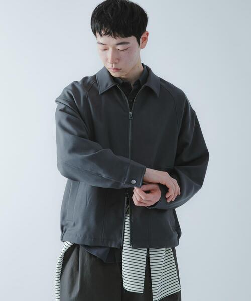 SENSE OF PLACE by URBAN RESEARCH（センスオブプレイスバイアーバンリサーチ）の「『撥水/防花粉』SKIN Proofジップブルゾン（ブルゾン・メンズ・ブルー/ブラウン/ブラック・LARGE/MEDIUM）」の10枚目の写真