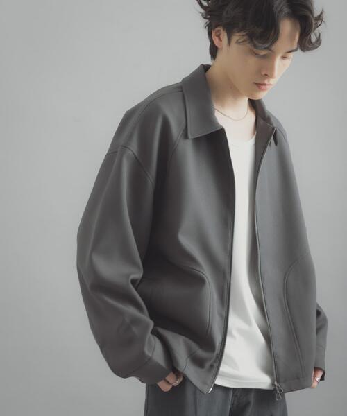 SENSE OF PLACE by URBAN RESEARCH（センスオブプレイスバイアーバンリサーチ）の「『撥水/防花粉』SKIN Proofジップブルゾン（ブルゾン・メンズ・ブルー/ブラウン/ブラック・LARGE/MEDIUM）」の14枚目の写真