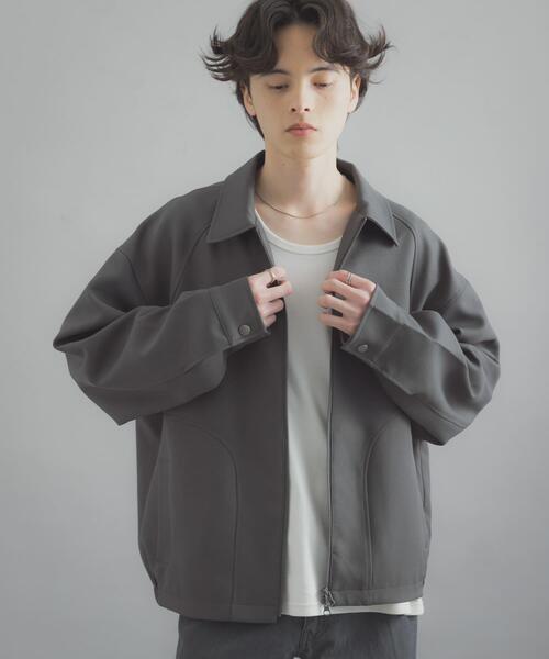 SENSE OF PLACE by URBAN RESEARCH（センスオブプレイスバイアーバンリサーチ）の「『撥水/防花粉』SKIN Proofジップブルゾン（ブルゾン・メンズ・ブルー/ブラウン/ブラック・LARGE/MEDIUM）」の15枚目の写真