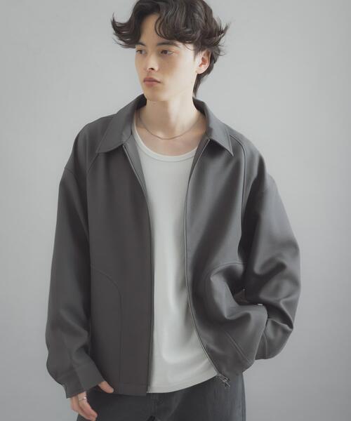 SENSE OF PLACE by URBAN RESEARCH（センスオブプレイスバイアーバンリサーチ）の「『撥水/防花粉』SKIN Proofジップブルゾン（ブルゾン・メンズ・ブルー/ブラウン/ブラック・LARGE/MEDIUM）」の17枚目の写真