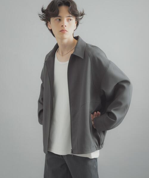 SENSE OF PLACE by URBAN RESEARCH（センスオブプレイスバイアーバンリサーチ）の「『撥水/防花粉』SKIN Proofジップブルゾン（ブルゾン・メンズ・ブルー/ブラウン/ブラック・LARGE/MEDIUM）」の18枚目の写真