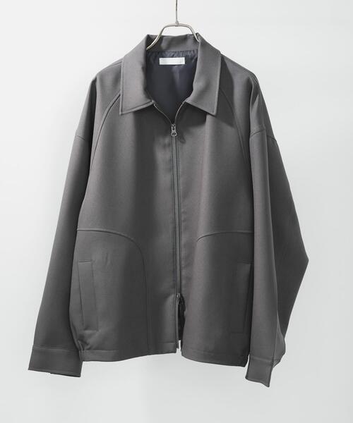 SENSE OF PLACE by URBAN RESEARCH（センスオブプレイスバイアーバンリサーチ）の「『撥水/防花粉』SKIN Proofジップブルゾン（ブルゾン・メンズ・ブルー/ブラウン/ブラック・LARGE/MEDIUM）」の21枚目の写真