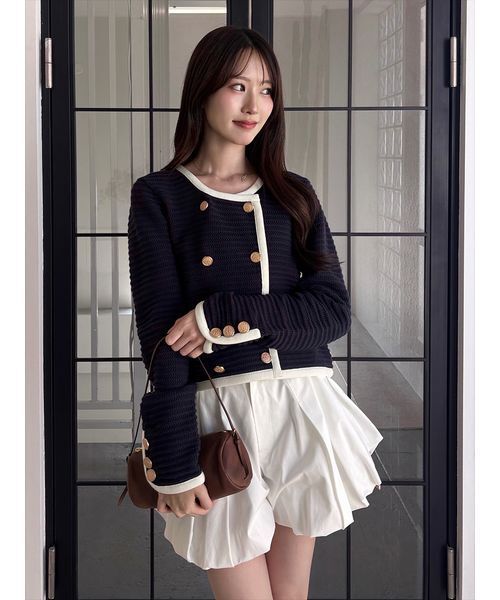 SNIDEL(スナイデル)の「バルーンサファリショートパンツ(その他パンツ・レディース・ベージュ/インディゴブルー/ホワイト・0/1)」の2枚目の写真