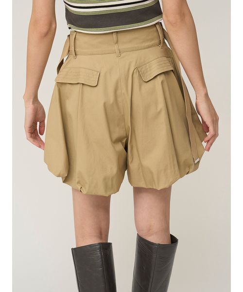 SNIDEL(スナイデル)の「バルーンサファリショートパンツ(その他パンツ・レディース・ベージュ/インディゴブルー/ホワイト・0/1)」の7枚目の写真