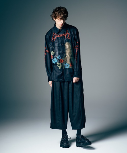 glamb（グラム）の「Prayer Flower Shirt / プレイヤーフラワーシャツ（シャツ/ブラウス・メンズ・ブラック・S/M/L）」の7枚目の写真