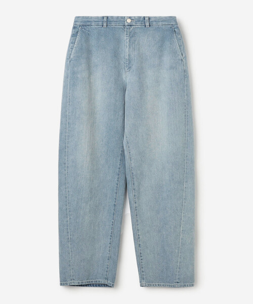 ORCIVAL（オーシバル）の「ORCIVAL | コットンドライツイル ワイドカーブパンツ MEN（デニムパンツ・メンズ・インディゴブルー・4/5）」の2枚目の写真