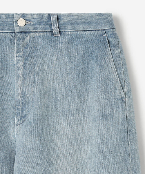 ORCIVAL（オーシバル）の「ORCIVAL | コットンドライツイル ワイドカーブパンツ MEN（デニムパンツ・メンズ・インディゴブルー・4/5）」の4枚目の写真