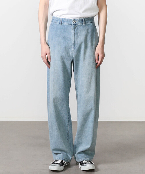 ORCIVAL（オーシバル）の「ORCIVAL | コットンドライツイル ワイドカーブパンツ MEN（デニムパンツ・メンズ・インディゴブルー・4/5）」の8枚目の写真