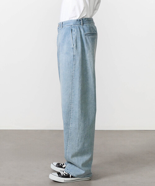 ORCIVAL（オーシバル）の「ORCIVAL | コットンドライツイル ワイドカーブパンツ MEN（デニムパンツ・メンズ・インディゴブルー・4/5）」の9枚目の写真