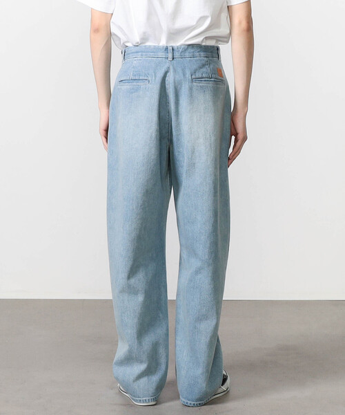 ORCIVAL（オーシバル）の「ORCIVAL | コットンドライツイル ワイドカーブパンツ MEN（デニムパンツ・メンズ・インディゴブルー・4/5）」の10枚目の写真