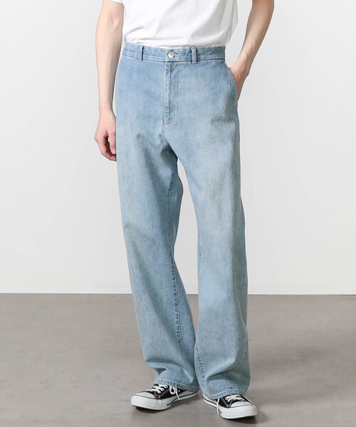 ORCIVAL（オーシバル）の「ORCIVAL | コットンドライツイル ワイドカーブパンツ MEN（デニムパンツ・メンズ・インディゴブルー・4/5）」の11枚目の写真