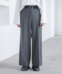 for/c | [低身長/高身長向けサイズ有]きれいめ撥水ストレートパンツ【サスティナブル】(スラックス)