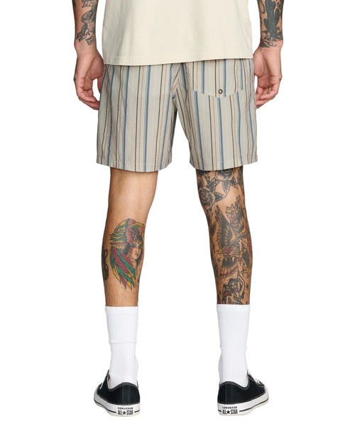 RVCA（ルーカ）の「RVCA メンズ EXOTICA SEERSUCKER ELASTIC 17 ボードショーツ 【2026年春夏モデル】/ルーカ水陸両用ウエストゴムサーフトランクス・ボードショーツ・バギーショーツ(水着)（水着・メンズ・ライトカーキ・X-LARGE/LARGE/MEDIUM/SMALL）」の3枚目の写真