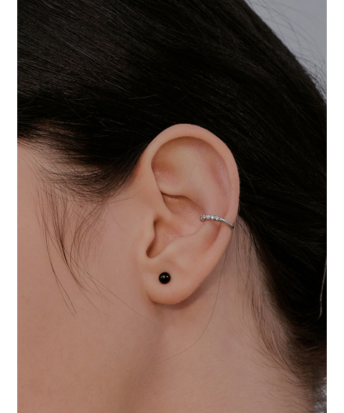 HEI（ヘイ）の「onyx ball earring (4mm/6mm)（ピアス（両耳用）・レディース・その他・4/6）」の3枚目の写真