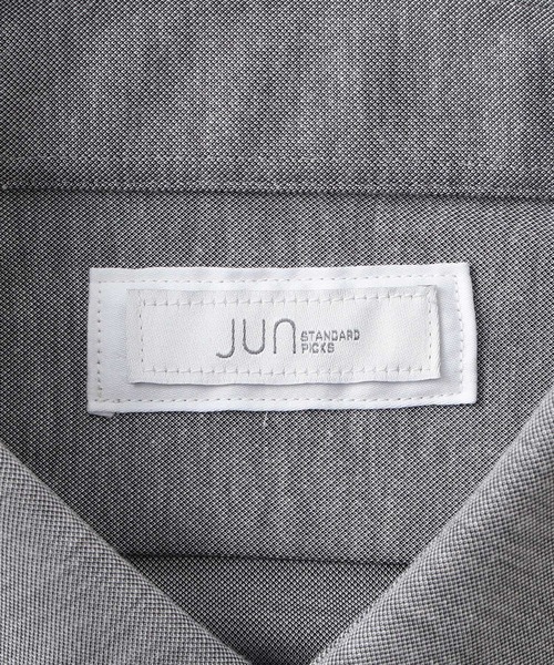 JUN STANDARD PICKS(ジュンスタンダードピックス)の「レーヨンナイロンストレッチワイドスプレッドシャツ(ビジネスシャツ・メンズ・ネイビー/チャコールグレー/ホワイト・LL/M/L)」の14枚目の写真