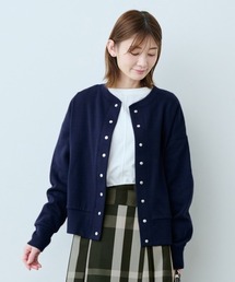 IEDIT（イディット）の「ＩＥＤＩＴ　ニット見えカットソーできちんと見えてらくちん　ＵＶカットドットボタンカーディガン（カーディガン/ボレロ）」