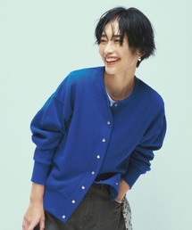 IEDIT（イディット）の「ＩＥＤＩＴ　ニット見えカットソーできちんと見えてらくちん　ＵＶカットドットボタンカーディガン（カーディガン/ボレロ）」