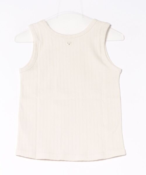 BILLABONG（ビラボン）の「BILLABONG/ビラボン タンクトップ アイレットテレコ BG013363（タンクトップ・レディース・オフホワイト/スミクロ・L/M）」の8枚目の写真