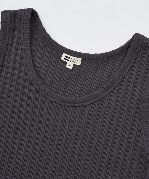 BILLABONG（ビラボン）の「BILLABONG/ビラボン タンクトップ アイレットテレコ BG013363（タンクトップ・レディース・オフホワイト/スミクロ・L/M）」の7枚目の写真
