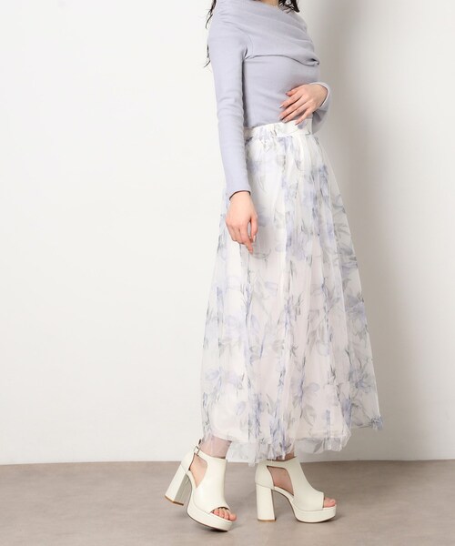 ESPERANZA(エスペランサ)の「チャンキーヒール厚底サンダル(サンダル・レディース・ブルー系その他4/ブラック/アイボリー・M/S/LL/L)」の6枚目の写真