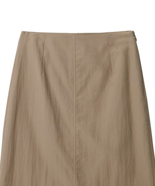 MUSINSA STANDARD WOMAN（ムシンサスタンダードウーマン）の「ウィメンズクリンクルロングスカート[ベージュ]（スカート・レディース・その他・X-LARGE/X-SMALL/SMALL/MEDIUM/LARGE）」の5枚目の写真