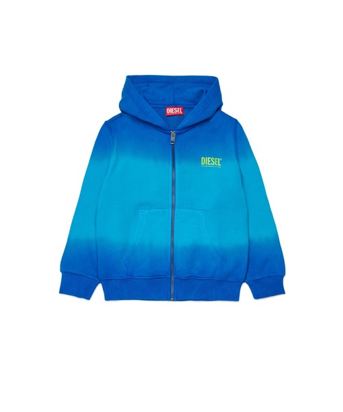 DIESEL ライトブルー ジップアップパーカー キッズ ジップアップパーカー SHADE OVER（パーカー）｜DIESEL