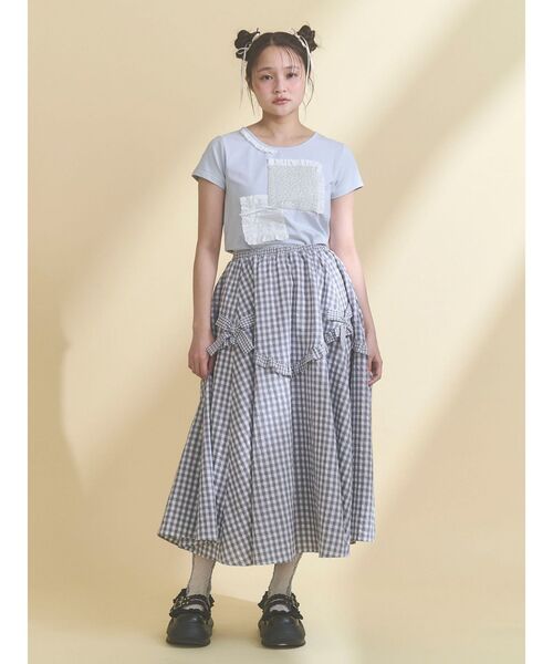 merry jenny(メリージェニー)の「frill mary jane metal sneakers(スニーカー・レディース・ピンク/ブラック/オフホワイト・LARGE/MEDIUM/SMALL)」の18枚目の写真