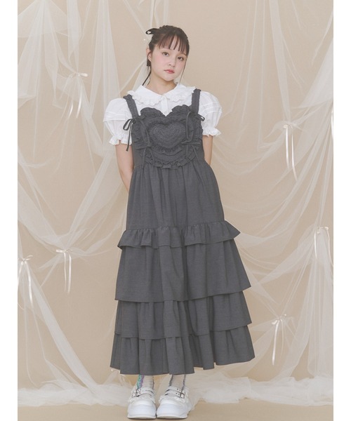 merry jenny(メリージェニー)の「frill mary jane metal sneakers(スニーカー・レディース・ピンク/ブラック/オフホワイト・LARGE/MEDIUM/SMALL)」の13枚目の写真