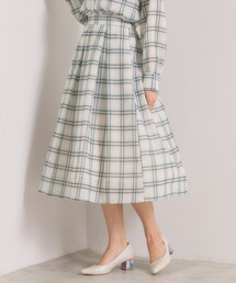 ITS'DEMO | 【セットアップ可/手洗い可】シアーチェックスカート(スカート)