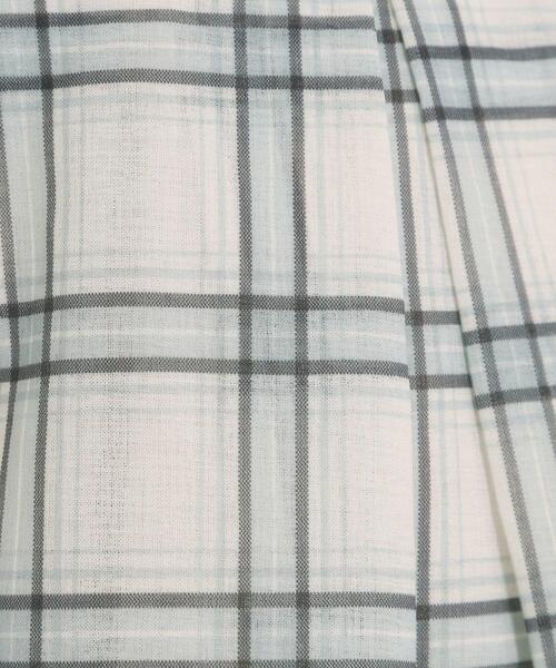 ITS'DEMO（イッツデモ）の「【セットアップ可／手洗い可】シアーチェックスカート（スカート・レディース・ベージュ系その他4/グレー系1/ライトパープル・00）」の14枚目の写真